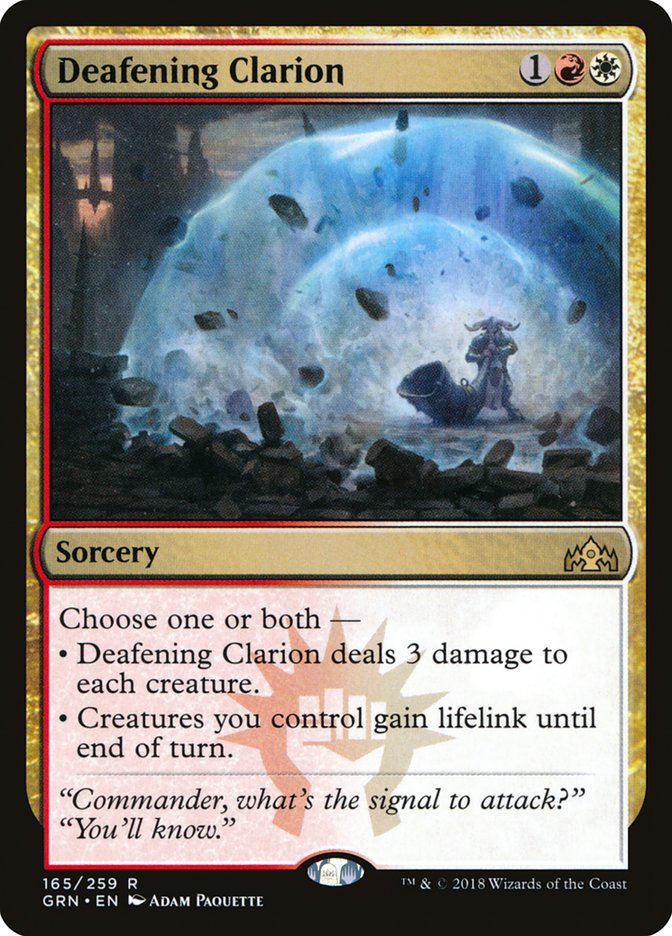 Deafening Clarion [Guilds of Ravnica] | Game Haven TX