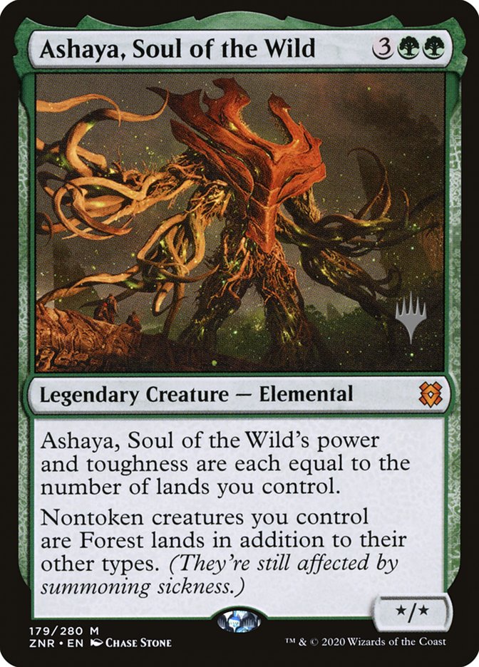 Ashaya, Soul of the Wild (Promo Pack) [Zendikar Rising Promos] | Game Haven TX