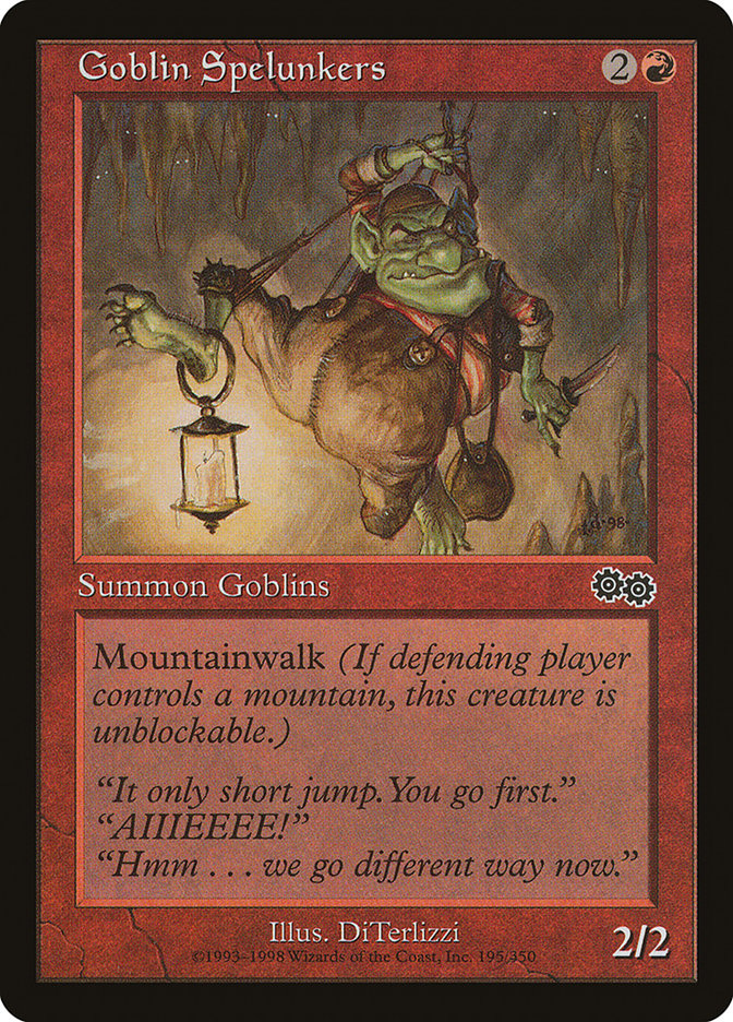 Goblin Spelunkers [Urza's Saga] | Game Haven TX