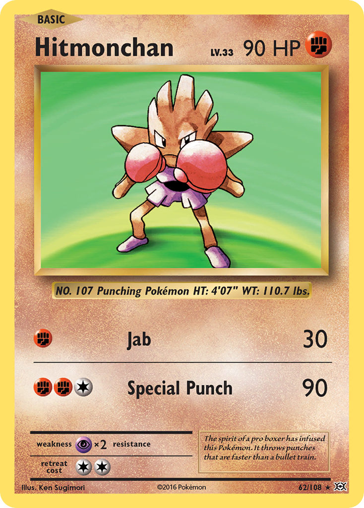 Hitmonchan (62/108) [XY: Evolutions] | Game Haven TX