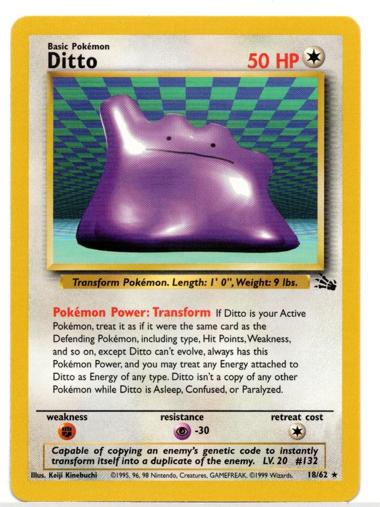Ditto (18/62) [Fossil Unlimited] | Game Haven TX