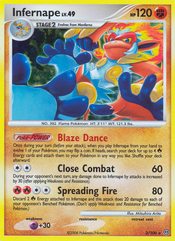 Infernape (3/100) [Diamond & Pearl: Stormfront] | Game Haven TX