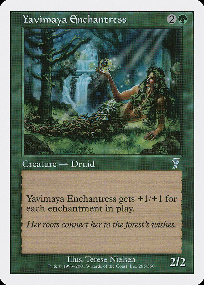 Yavimaya Enchantress [Seventh Edition] | Game Haven TX