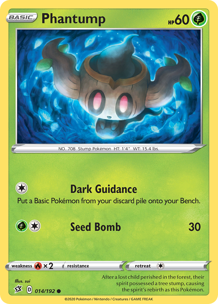 Phantump (014/192) [Sword & Shield: Rebel Clash] | Game Haven TX