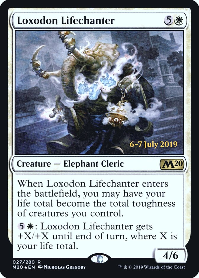 Loxodon Lifechanter [Core Set 2020 Promos] | Game Haven TX