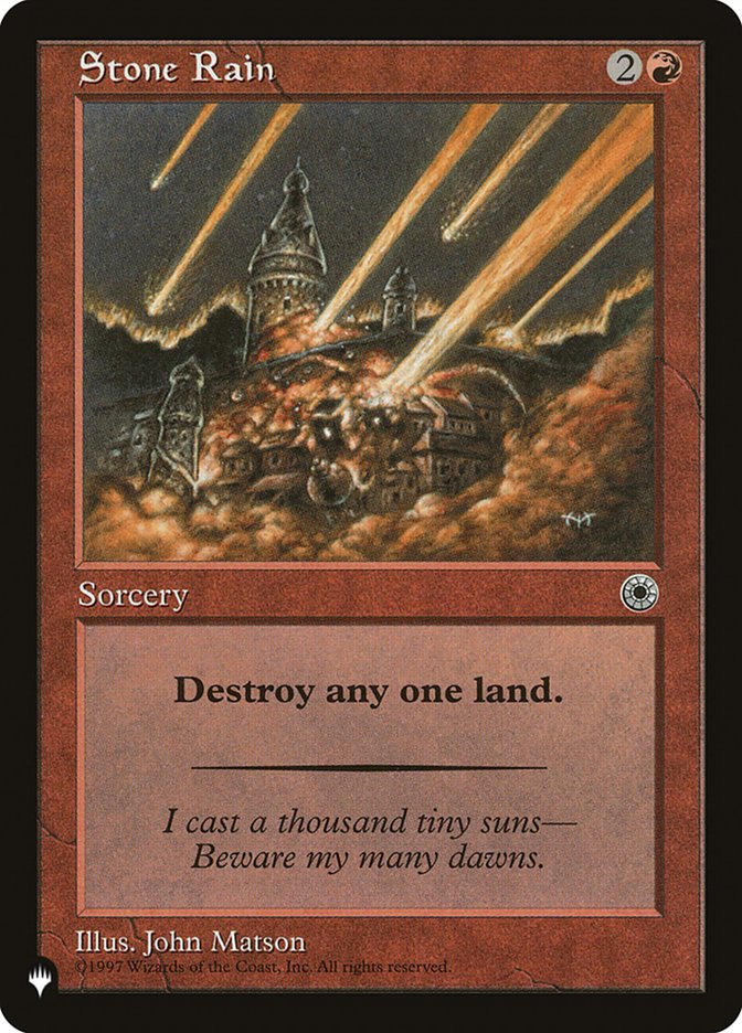 Stone Rain [The List] | Game Haven TX