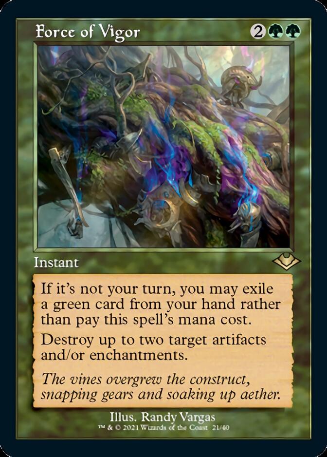 Force of Vigor (Retro) [Modern Horizons 2] | Game Haven TX