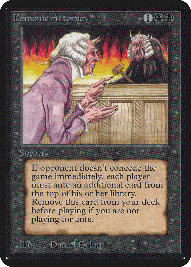 Demonic Attorney [Limited Edition Alpha] | Game Haven TX