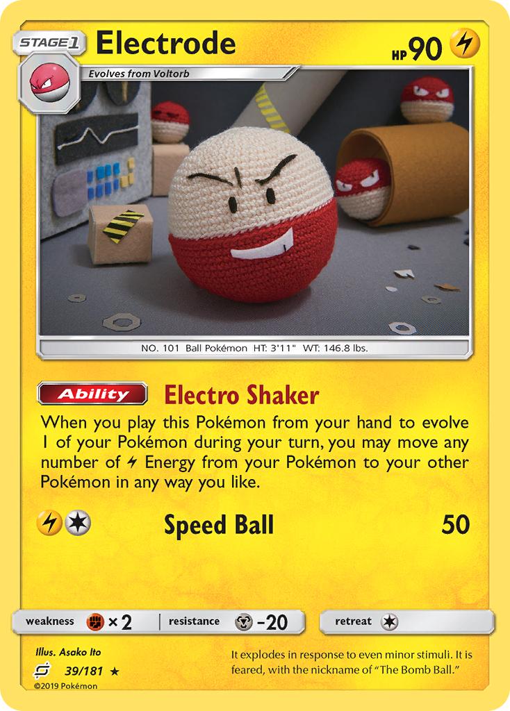 Electrode (39/181) [Sun & Moon: Team Up] | Game Haven TX
