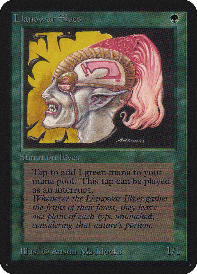 Llanowar Elves [Limited Edition Alpha] | Game Haven TX