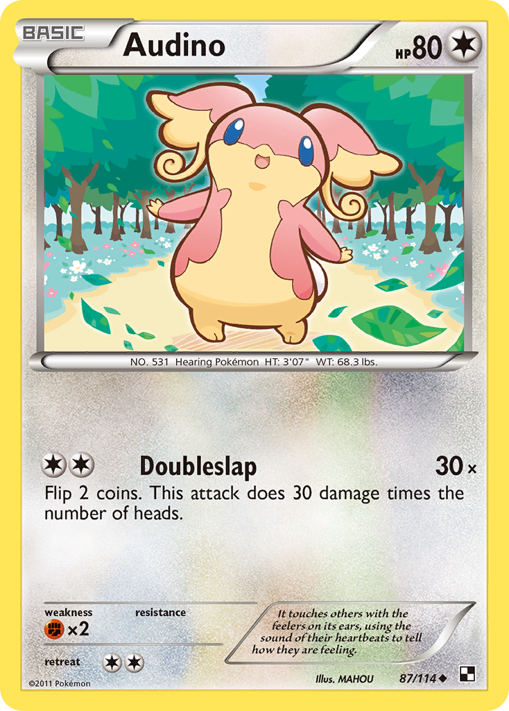 Audino (87/114) [Black & White: Base Set] | Game Haven TX