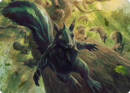 Chatterfang, Squirrel General Art Card (68) [Modern Horizons 2 Art Series] | Game Haven TX