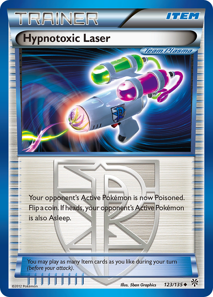 Hypnotoxic Laser (123/135) [Black & White: Plasma Storm] | Game Haven TX