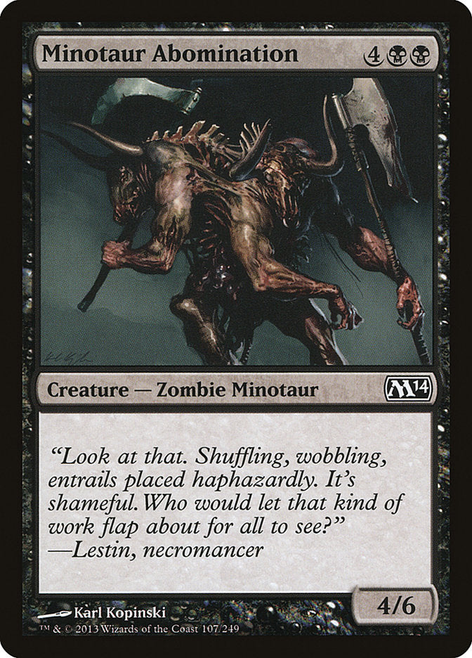 Minotaur Abomination [Magic 2014] | Game Haven TX