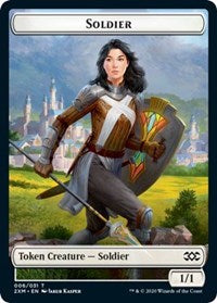 Soldier // Squirrel Double-sided Token [Double Masters Tokens] | Game Haven TX