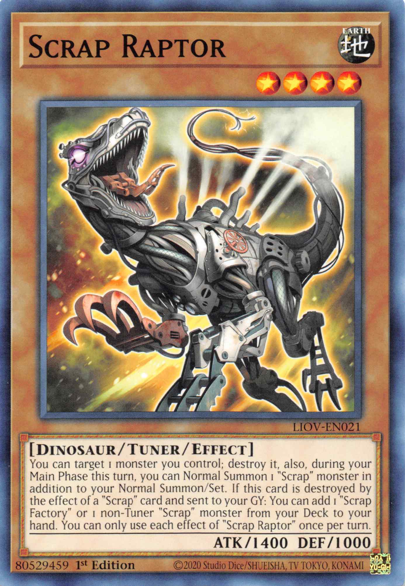Scrap Raptor [LIOV-EN021] Common | Game Haven TX