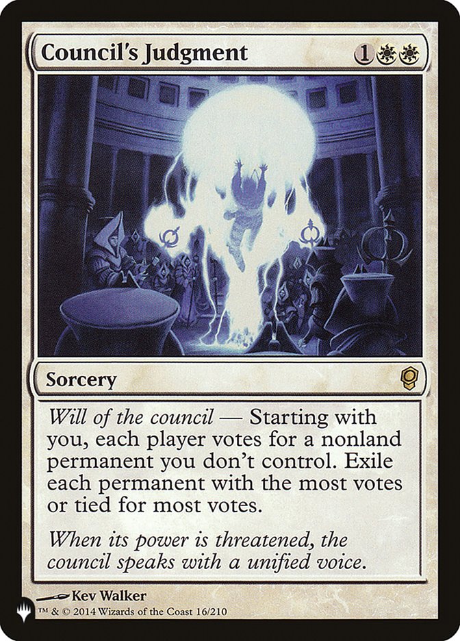 Council's Judgment [The List] | Game Haven TX