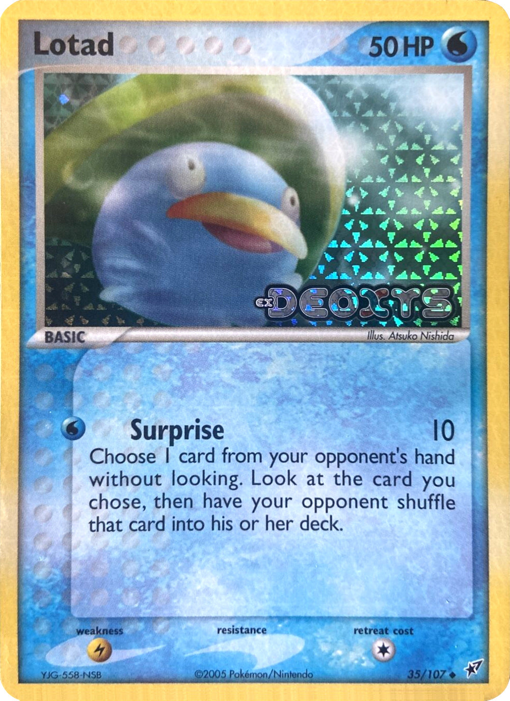 Lotad (35/107) (Stamped) [EX: Deoxys] | Game Haven TX