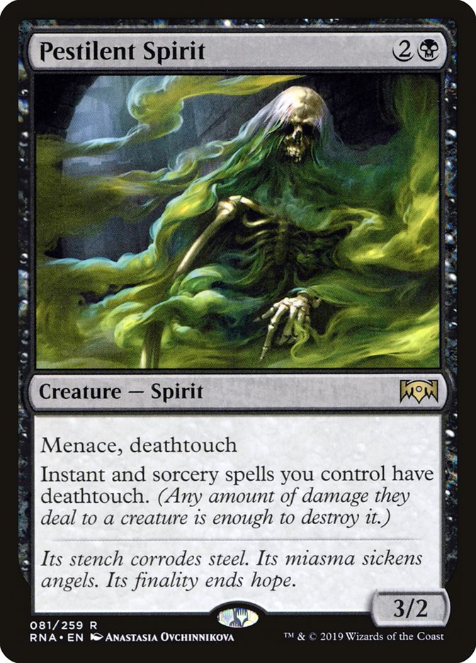 Pestilent Spirit [Ravnica Allegiance] | Game Haven TX