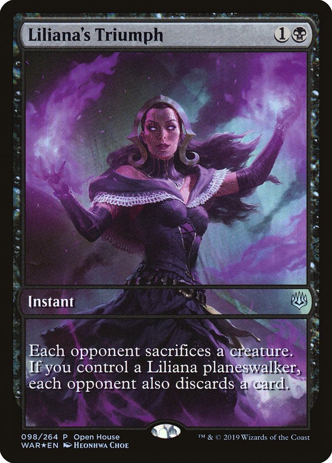 Liliana's Triumph [War of the Spark Promos] | Game Haven TX