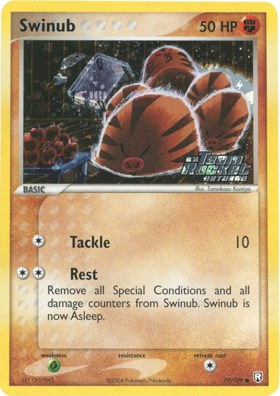 Swinub (79/109) (Stamped) [EX: Team Rocket Returns] | Game Haven TX