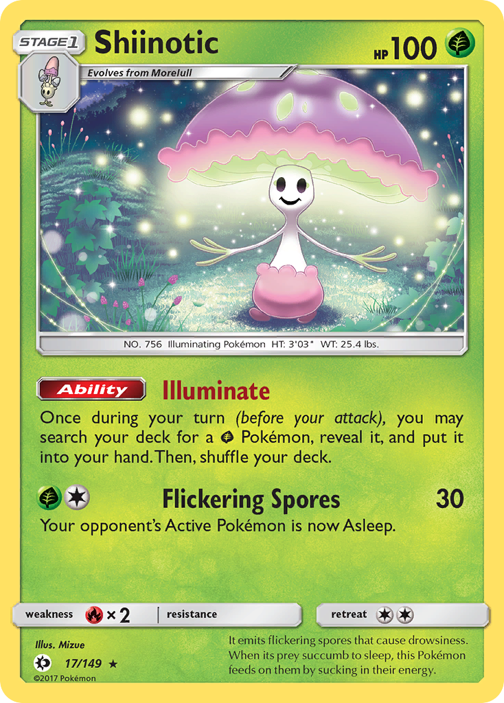 Shiinotic (17/149) [Sun & Moon: Base Set] | Game Haven TX