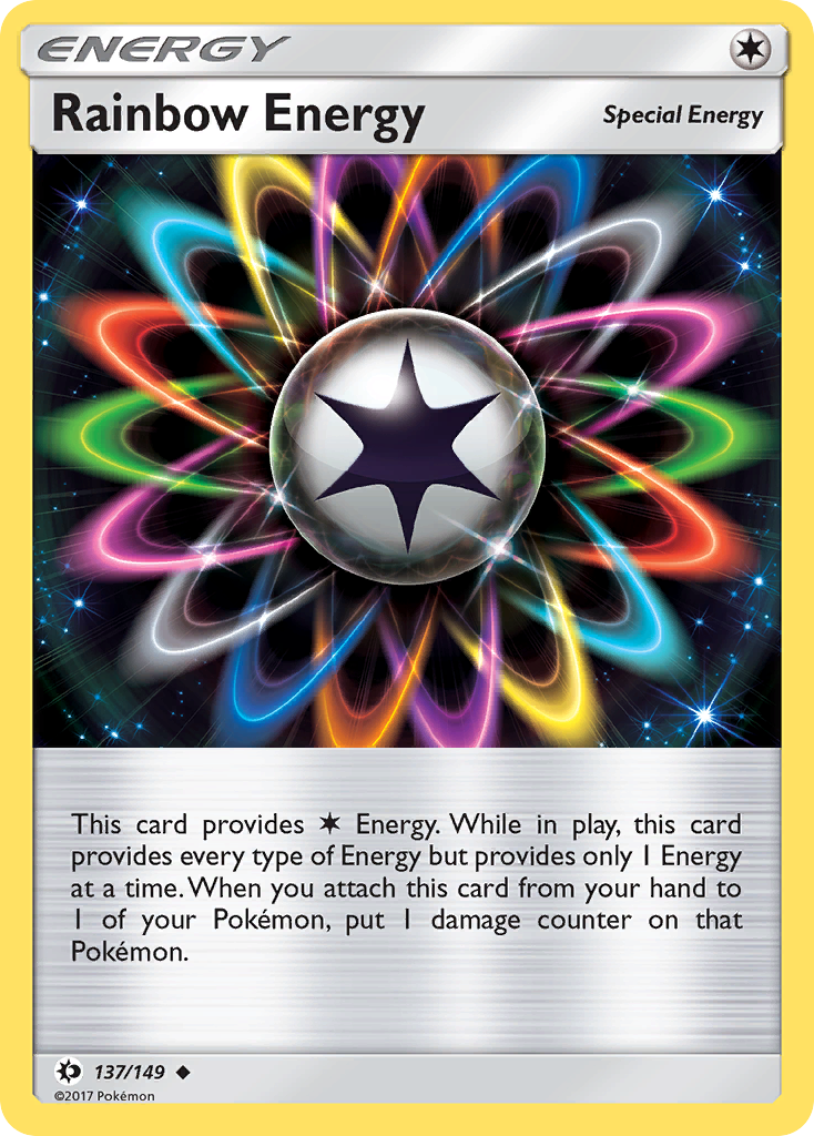Rainbow Energy (137/149) [Sun & Moon: Base Set] | Game Haven TX