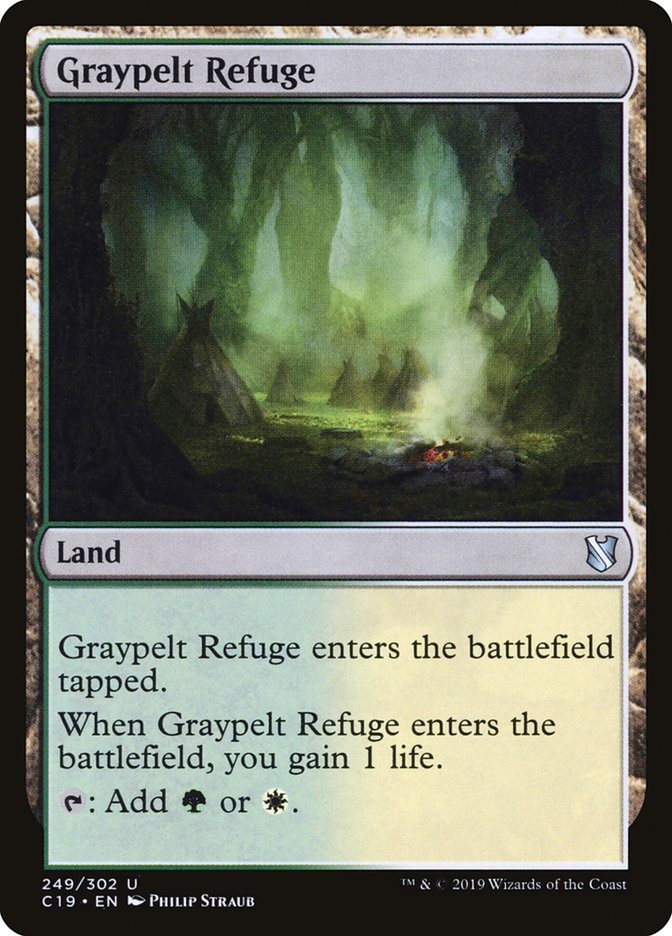 Graypelt Refuge [Commander 2019] | Game Haven TX