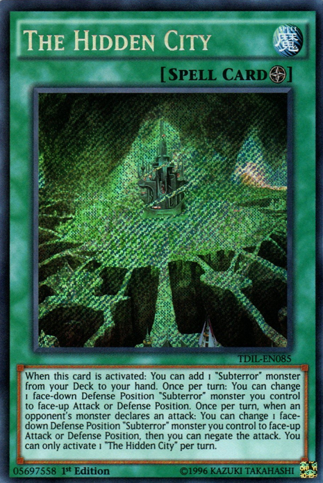 The Hidden City [TDIL-EN085] Secret Rare | Game Haven TX