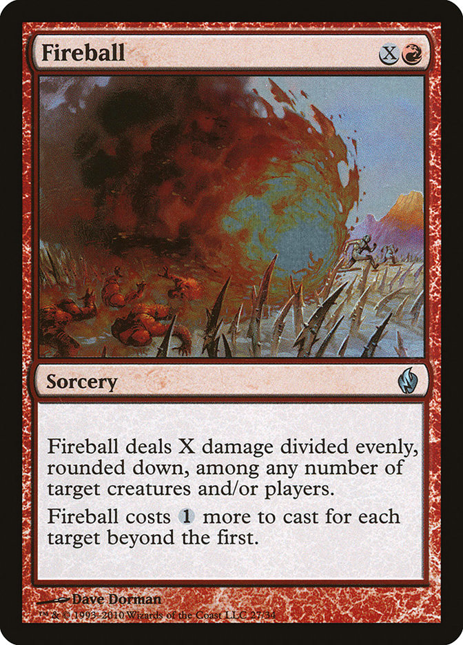 Fireball [Premium Deck Series: Fire and Lightning] | Game Haven TX