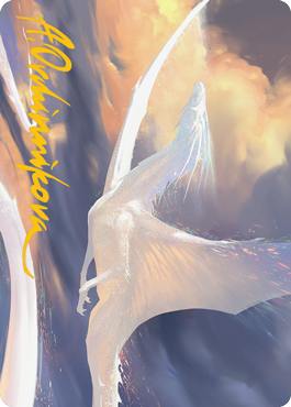 Timeless Dragon Art Card (Gold-Stamped Signature) [Modern Horizons 2 Art Series] | Game Haven TX