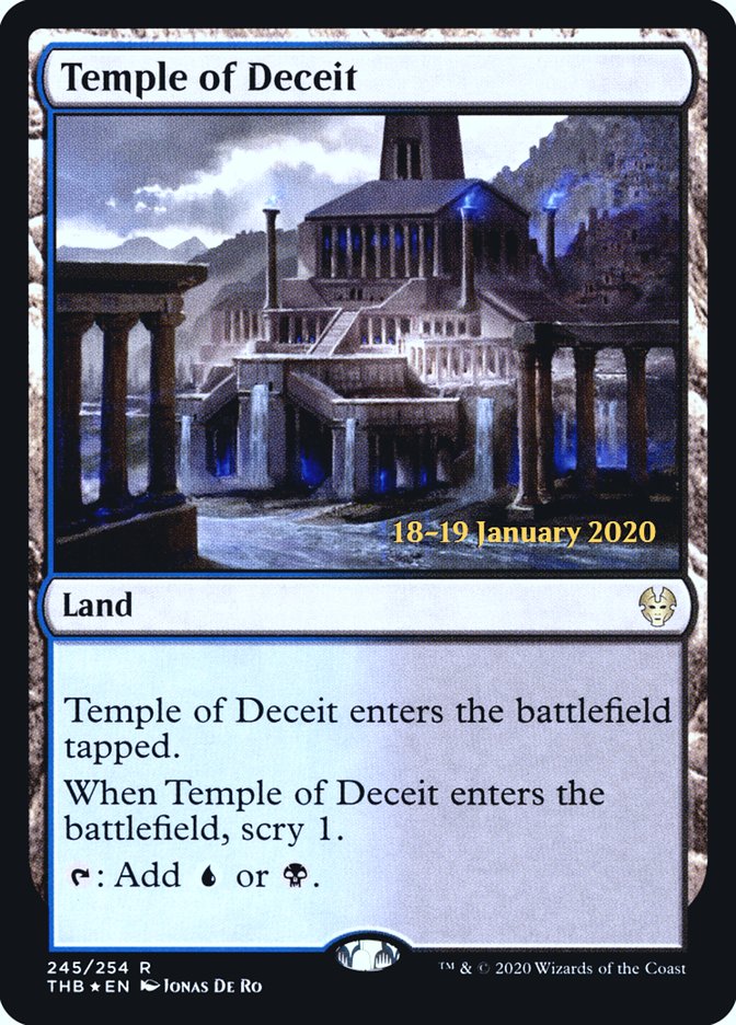 Temple of Deceit [Theros Beyond Death Promos] | Game Haven TX