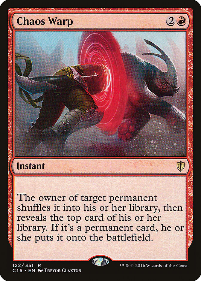 Chaos Warp [Commander 2016] | Game Haven TX
