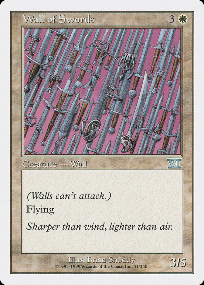 Wall of Swords [Classic Sixth Edition] | Game Haven TX