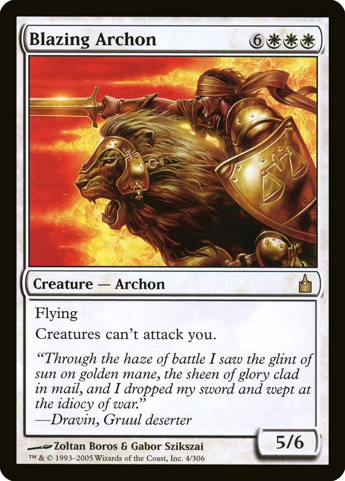 Blazing Archon [Ravnica: City of Guilds] | Game Haven TX