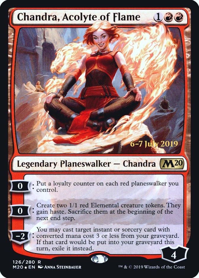 Chandra, Acolyte of Flame [Core Set 2020 Promos] | Game Haven TX