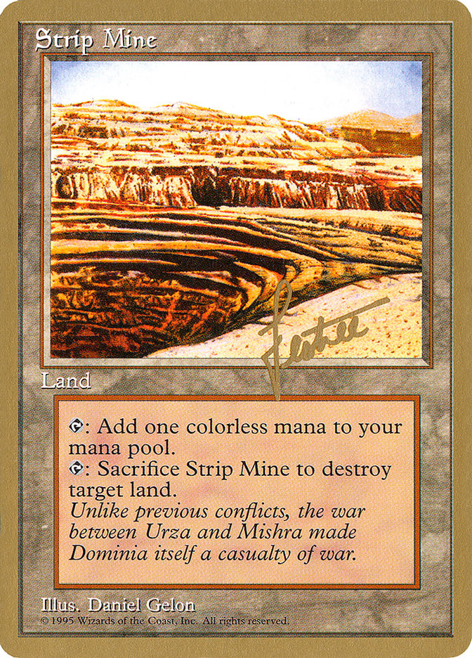 Strip Mine (Bertrand Lestree) [Pro Tour Collector Set] | Game Haven TX
