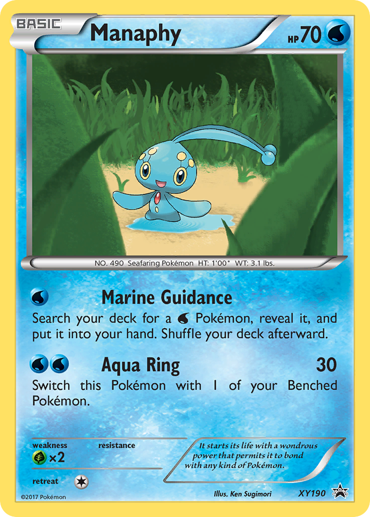 Manaphy (XY190) [XY: Black Star Promos] | Game Haven TX