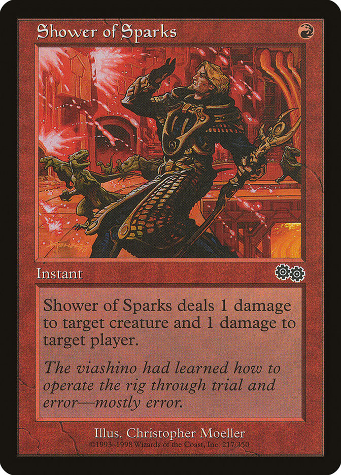 Shower of Sparks [Urza's Saga] | Game Haven TX