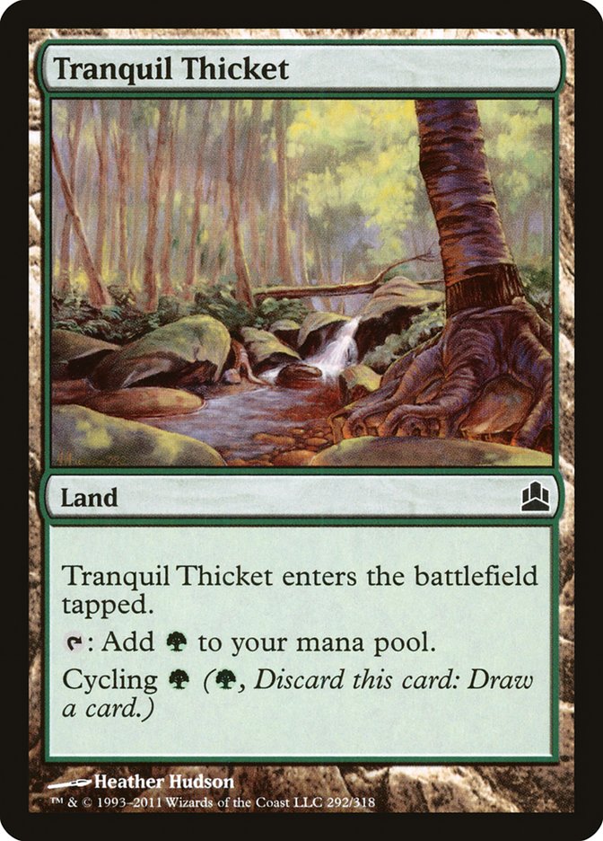 Tranquil Thicket [Commander 2011] | Game Haven TX