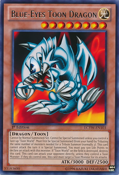 Blue-Eyes Toon Dragon [LCYW-EN103] Rare | Game Haven TX