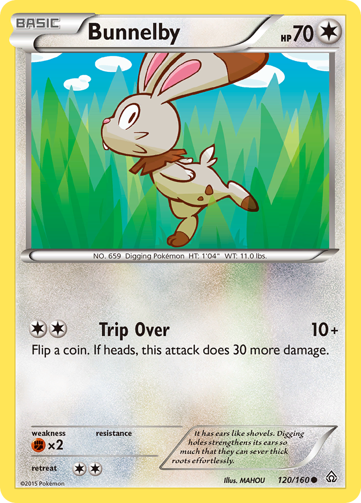 Bunnelby (120/160) [XY: Primal Clash] | Game Haven TX