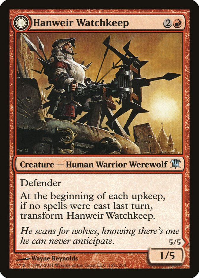Hanweir Watchkeep // Bane of Hanweir [Innistrad] | Game Haven TX