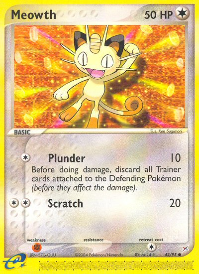 Meowth (42/95) [EX: Team Magma vs Team Aqua] | Game Haven TX
