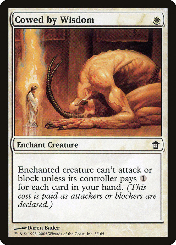 Cowed by Wisdom [Saviors of Kamigawa] | Game Haven TX