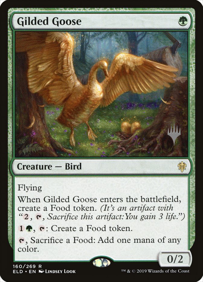 Gilded Goose (Promo Pack) [Throne of Eldraine Promos] | Game Haven TX