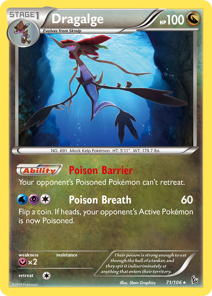 Dragalge (71/106) [XY: Flashfire] | Game Haven TX