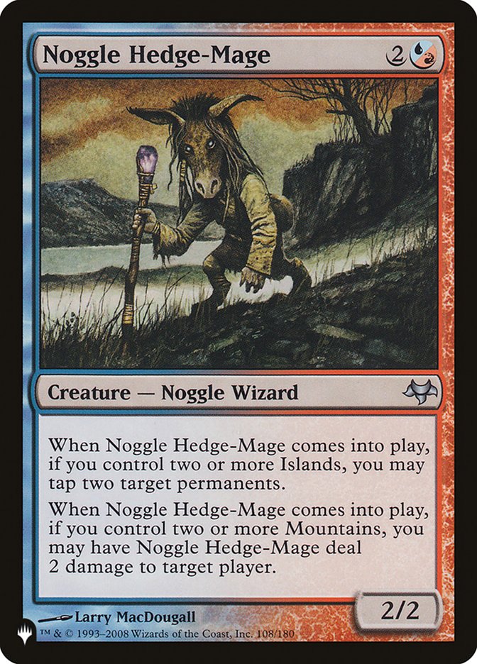 Noggle Hedge-Mage [The List] | Game Haven TX