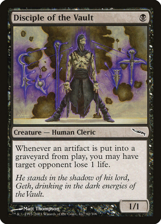 Disciple of the Vault [Mirrodin] | Game Haven TX