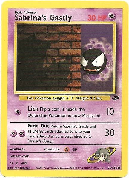 Sabrina's Gastly (96/132) [Gym Challenge Unlimited] | Game Haven TX